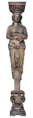 A female herm from the façade of the former Heinrichshof, - Oggetti d'arte