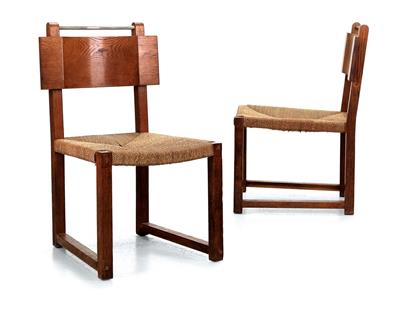 Two dining chairs, - Selected by Hohenlohe