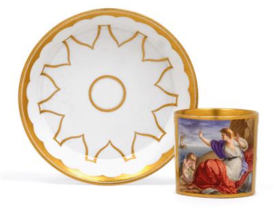 "Adriadne Abandoned" cup and saucer, - Oggetti d'arte