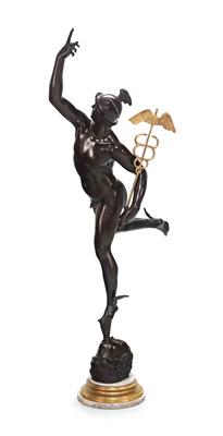 "Mercury" – modelled after the work by Giambologna, made circa 1900/20, - Oggetti d'arte