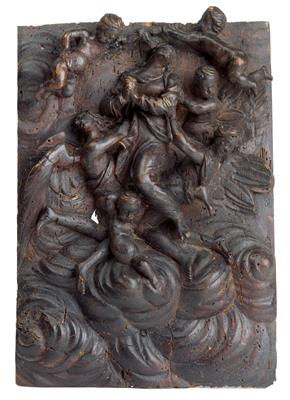 Barockes Relief Maria Himmelfahrt, - Antiquitäten