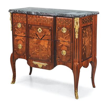 French Transition chest of drawers, - Starožitnosti