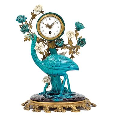 A small porcelain ‘Samson’ table clock - Oggetti d'arte