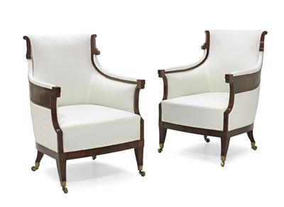 Pair of Fauteuils, - Oggetti d'arte