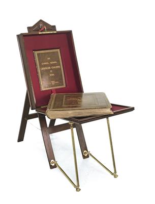 Rare luxury edition book and presentation stand, - Starožitnosti