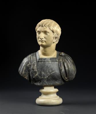 The bust of a Roman Emperor, - Starožitnosti