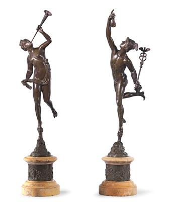 Bronze figures, - Works of Art