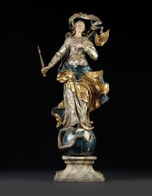 Franz Joseph Ignaz Holzinger (1691 - 1775) attributed to, Maria Immaculata, - Oggetti d'arte