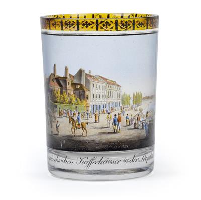 A Gottlob Samuel Mohn beaker, - Works of Art