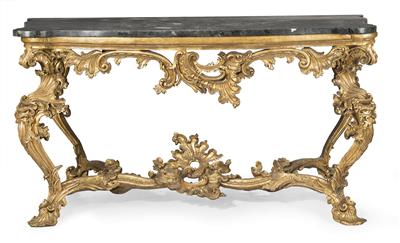 Large Italian Rococo console, - Works of Art