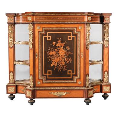 Half height Napoleon III cabinet or meuble d’appui, - Works of Art