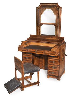 Neo-Classical combination writing desk, - Works of Art