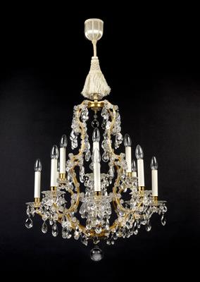 A Lobmeyr chandelier, - Works of Art