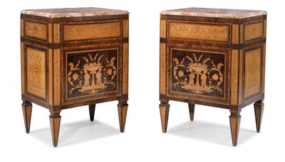 Pair of Italian cabinets in the style of G. Maggiolini, - Starožitnosti