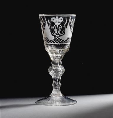 A Russian cup with crested monogram of Tsarina Catherine II, - Oggetti d'arte