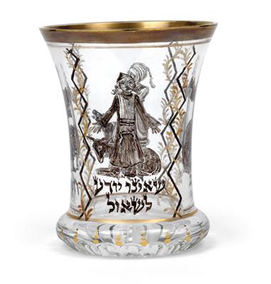 A wine beaker for Passover celebrations, - Oggetti d'arte