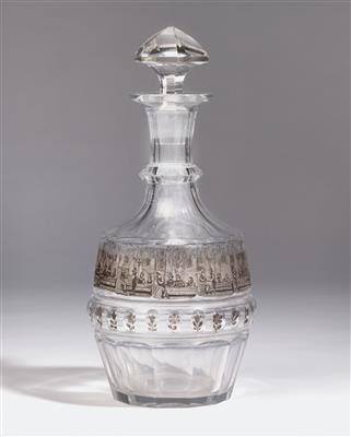 A wine carafe with stopper for Passover celebration, - Works of Art