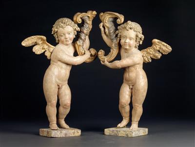 Workshop of Hans Degler (1565-1637), a pair of angels, - Starožitnosti