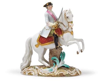 Tsarina Catherine II. on horseback, - Works of Art
