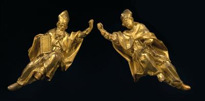 Two Baroque bishops, - Works of Art