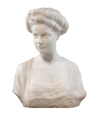 Bust of Lily Berger, Franz Seiffert, - Furniture and works of art