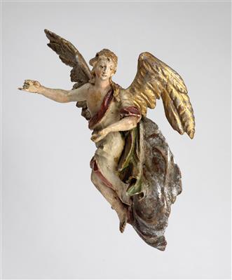 Johann Nepomuk Giner the Elder (1756-1833 Thaur, Tyrol), An angel before clouds, - Mobili e oggetti d'arte