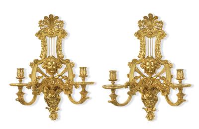 Pair of appliques in the style of Louis XIV, - Mobili e oggetti d'arte