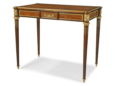 Rectangular salon table, - Furniture and works of art