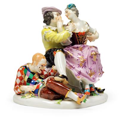 “Indiscreet Harlequin” - Works of Art - Furniture, Sculptures, Glass and Porcelain