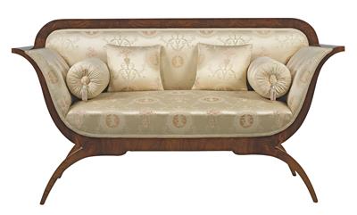 A Biedermeier drawing room settee, - Oggetti d'arte - Mobili, sculture, vetri e porcellane