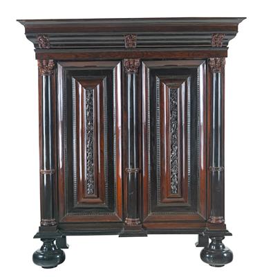 A Dutch early Baroque cabinet, - Works of Art - Furniture, Sculptures, Glass and Porcelain