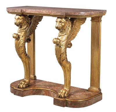 A Neo-Classical console table, - Oggetti d'arte - Mobili, sculture, vetri e porcellane