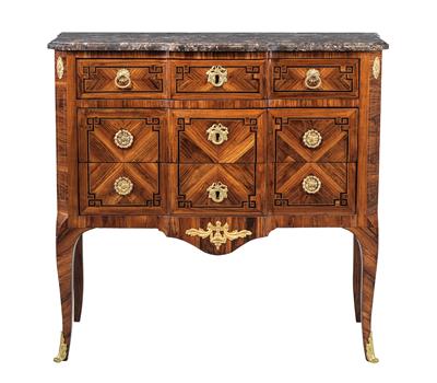 A salon chest of drawers, - Starožitnosti - Nábytek, Sochařská díla, Sklo a Porcelán