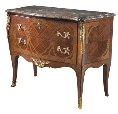 A salon chest of drawers, - Works of Art - Furniture, Sculptures, Glass and Porcelain