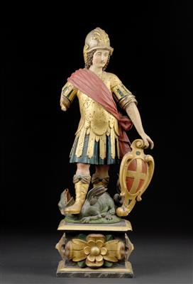 Saint George, - Oggetti d'arte - Mobili, sculture, vetri e porcellane