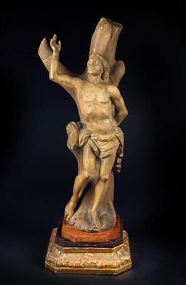 Saint Sebastian, - Oggetti d'arte - Mobili, sculture, vetri e porcellane