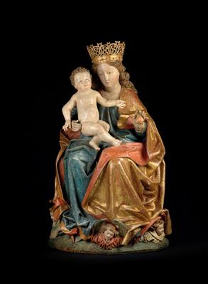 Workshop of Friedrich Pacher (before 1474 - after 1508), Madonna and child, - Oggetti d'arte - Mobili, sculture, vetri e porcellane