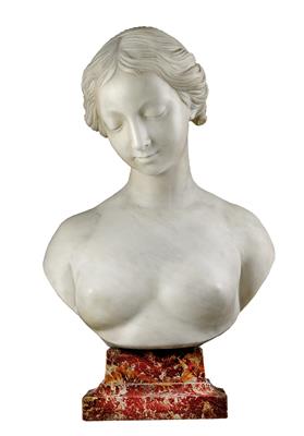 A Bust of a Young Lady, - Starožitnosti