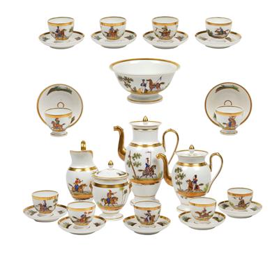 A Coffee and Tea Service - “The Battle of Abukir, 1799” - Mobili e Antiquariato