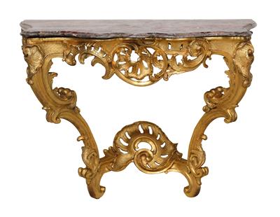 A Console Table, - Furniture, Porcelain, Sculpture and Works of Art