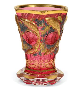 A Footed Beaker Dated 1840, - Furniture, Porcelain, Sculpture and Works of Art