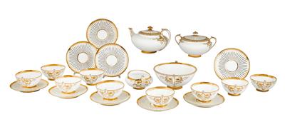 A Theophil von Hansen Tea Service, - Furniture, Porcelain, Sculpture and Works of Art