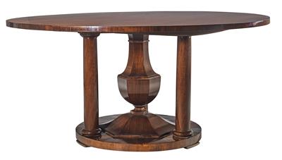 An Unusually Large, Round Biedermeier Table, - Starožitnosti