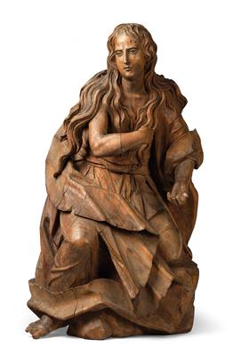 Caspar Puchheim (Budapest 1719 - 1775 Leibnitz), Saint Magdalene Kneeling, - Mobili e Antiquariato