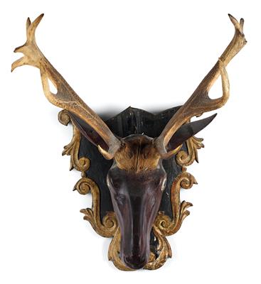 A Baroque Stag’s Head, - Antiquariato e mobili