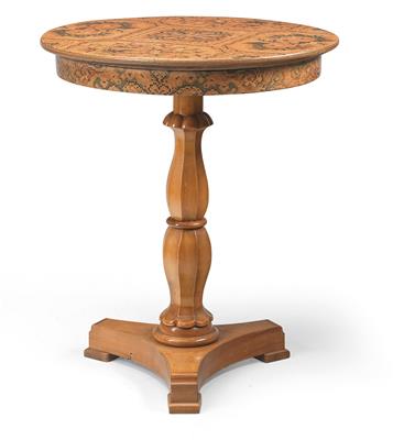 A Round Salon Side Table, - Antiquariato e mobili