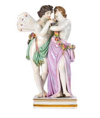 Zephyrus and Flora Embracing, - Antiquariato