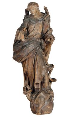 Attributed to Christian Jorhan the Elder (1727 Griesbach - 1804 Landshut), Saint Margaret, - Starožitnosti