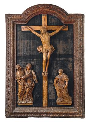 An Early Baroque Crucifixion Group, - Starožitnosti