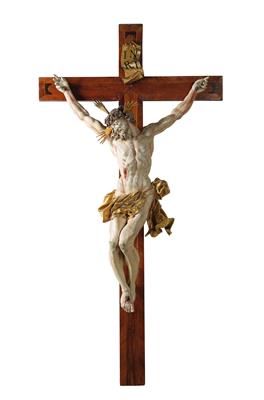 A Large Baroque Figure of Christ, - Works of Art